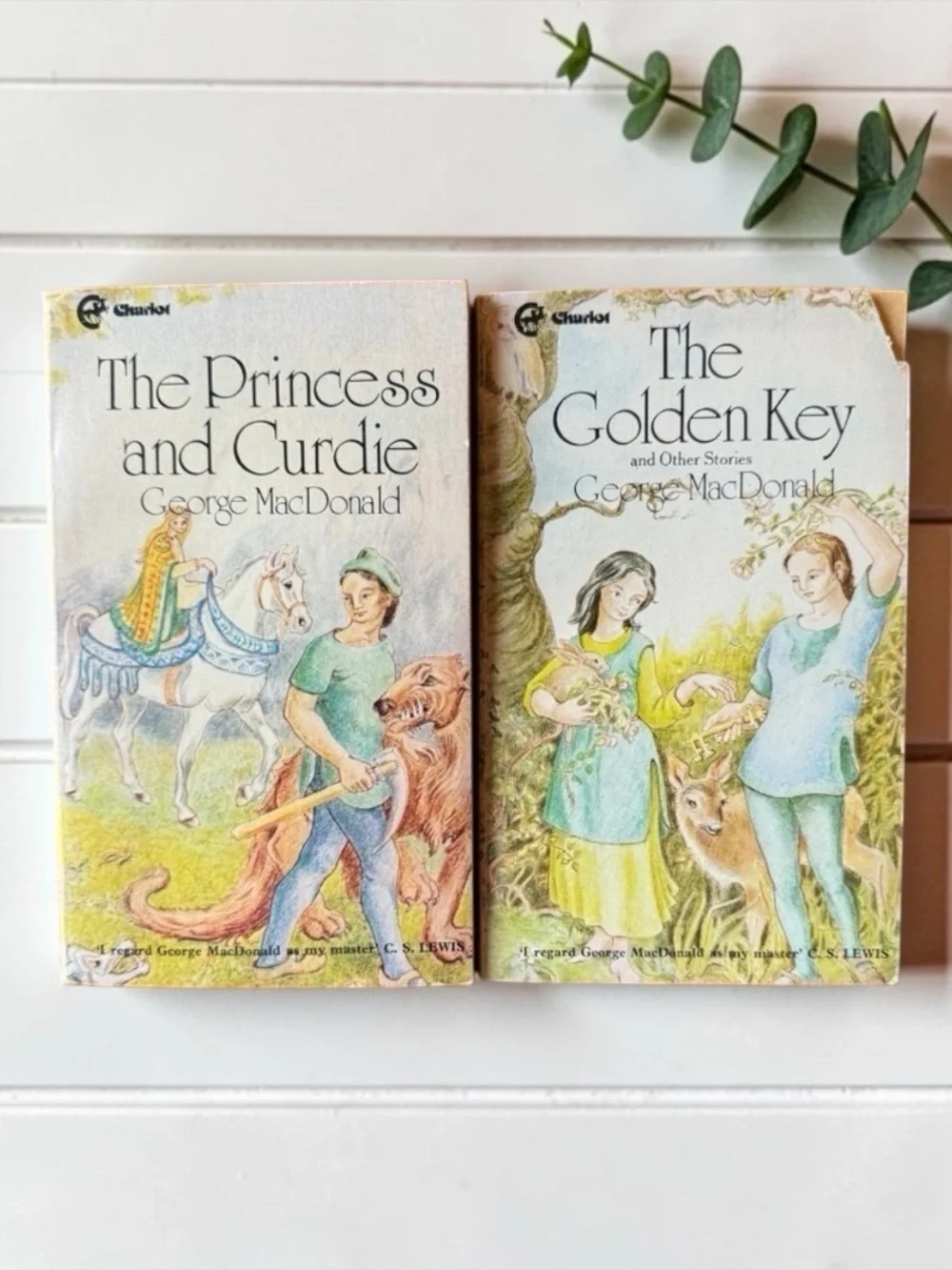 Vintage George MacDonald Chariot Books Fantasy Set of 2 1978–1979